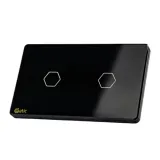 Công Tắc Cảm Ứng Datic 2 Nút Màu Đen