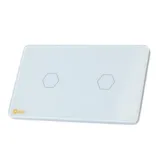 Công Tắc Cảm Ứng Datic 2 Nút Màu Trắng