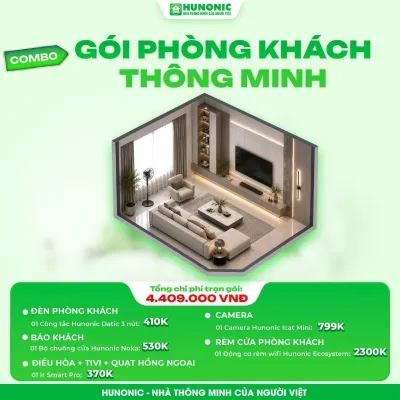 Gói phòng khách thông minh cơ bản Hunonic