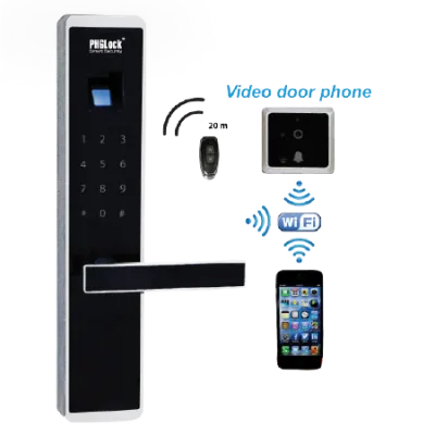 Khóa cửa vân tay PHGLock FP8330W có thể mở khóa bằng Smartphone