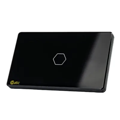 Công Tắc Cảm Ứng Datic 1 Nút Màu Đen