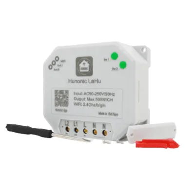 Công tắc Hunonic Lahu 2 kênh
