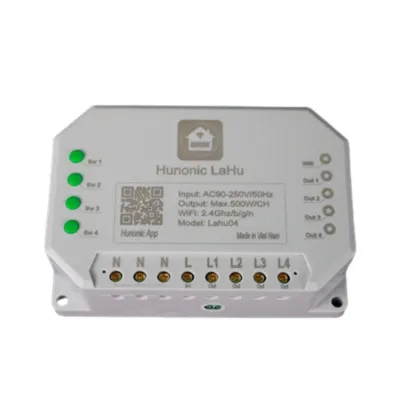 Công tắc Hunonic Lahu 4 kênh