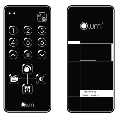 Điều Khiển Từ Xa Lumi  LM-RZ sử dụng các phím cảm ứng