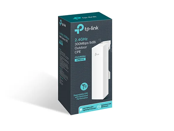 CPE CPE210 ngoài trời 9dBi tốc độ 300Mbps tần số 2.4GHz