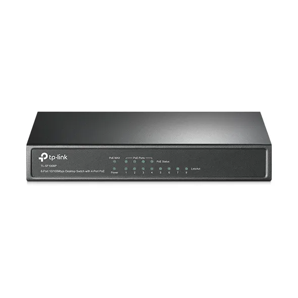 Switch Desktop 8 cổng TL-SF1008P 10/100Mpbs với 4 cổng PoE