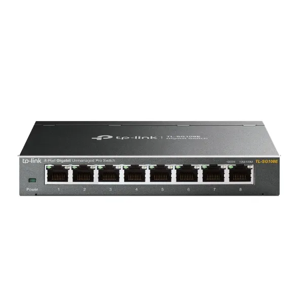 Pro Switch TL-SG108E TP-Link 8-Port Gigabit Unmanaged