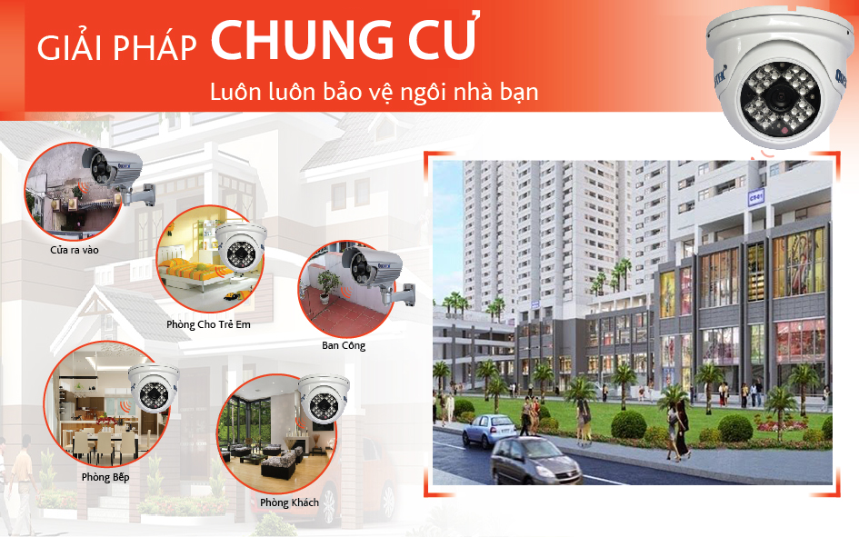 Giải pháp lắp đặt camera quan sát cho chung cư