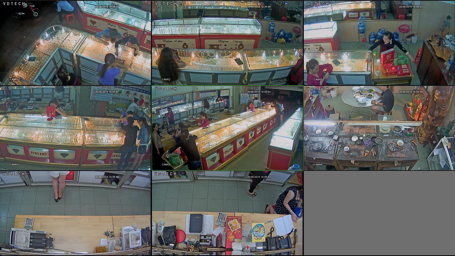 Lắp đặt camera tiệm vàng tân bình