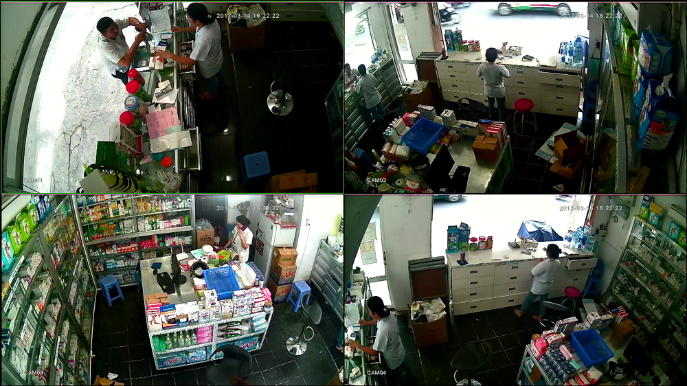 Lắp đặt camera trọn bộ nhà thuốc