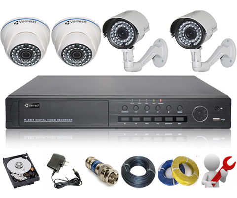 Tư vấn trọn bộ camera quan sát gồm những thiết bị gì ?