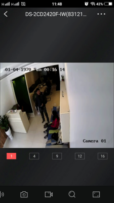 Bước 1: Mở camera cần chỉnh độ nét cao lên