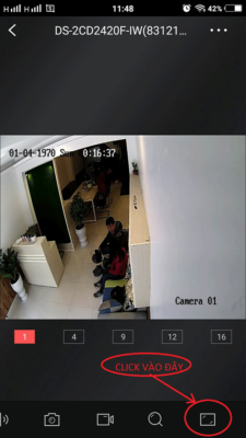 Bước 2: Chọn menu thay đổi chế độ xem