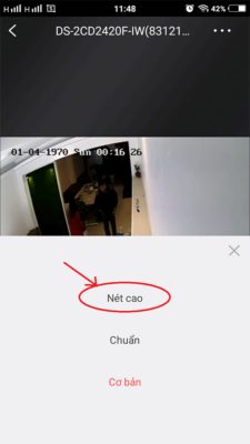 Bước 3: Chọn nét cao ở menu kế tiếp