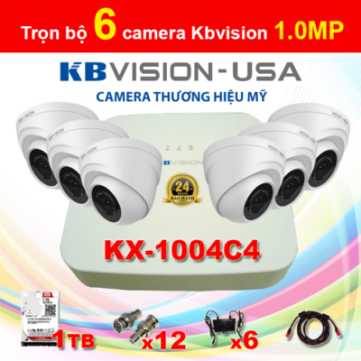 Trọn bộ 6 camera giá 6,9tr