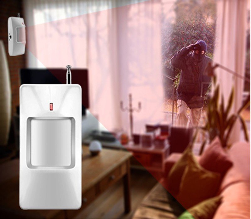 cảm biến hồng ngoại hệ thống báo trộm không dây giá rẻ 