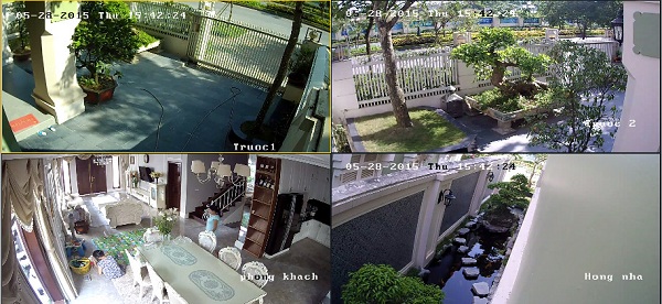 Lắp camera quan sát giúp quản lý biệt thự mọi lúc mọi nơi