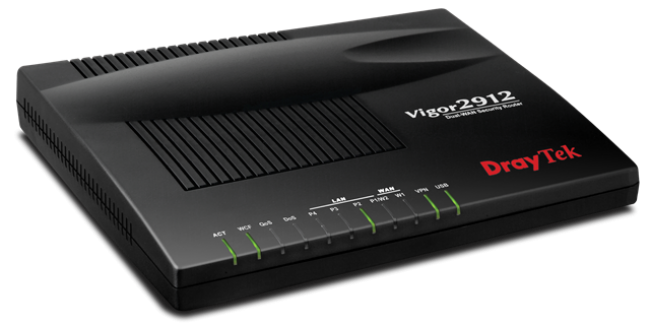 Router Draytek Vigor2912F Fiber router VPN Server 16 kênh (PPTP, L2TP, IPSec)