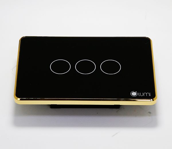 Công tắc cảm ứng 3 nút  Lumi LM-S3 công nghệ không dây Zigbee