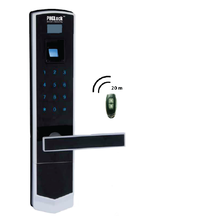 Khóa cửa vân tay PHGLock FP3308W 199 vân tay, 8 mật mã