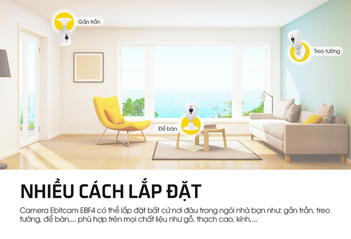 Camera Wifi Ebitcam EBF4 4.0MP - Hàng Chính Hãng 2
