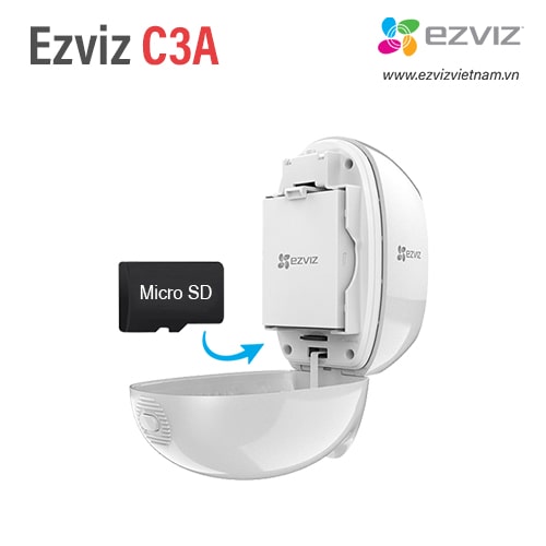 Camera Wifi Ezviz CS-C3A 1080P(2MP) Không Dây Dùng Pin 3
