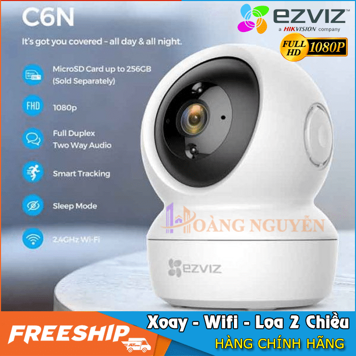 Camera Wifi Ezviz C6N 1080P 2M - Theo Dõi Chuyển Động Thông Minh