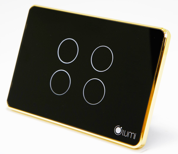 Công tắc cảm ứng 4 nút  Lumi  LM-S4  công nghệ không dây Zigbee