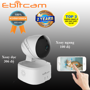 Camera IP Wifi Ebitcam E2 quan sát cực nét 4