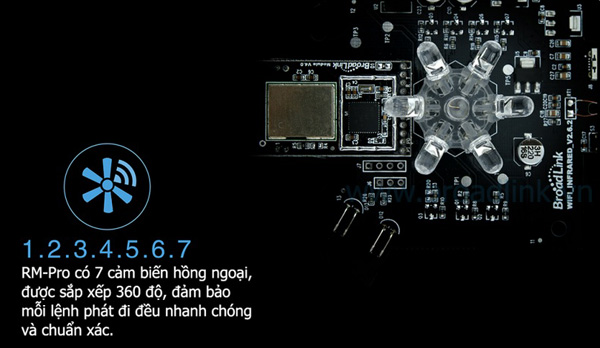Trung tâm điều khiển nhà thông minh Broadlink RM-Pro 17
