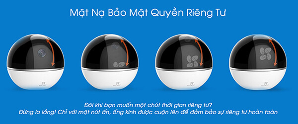 Camera IP Wifi EZVIZ CS-CV248 (C6T) mặt nạ