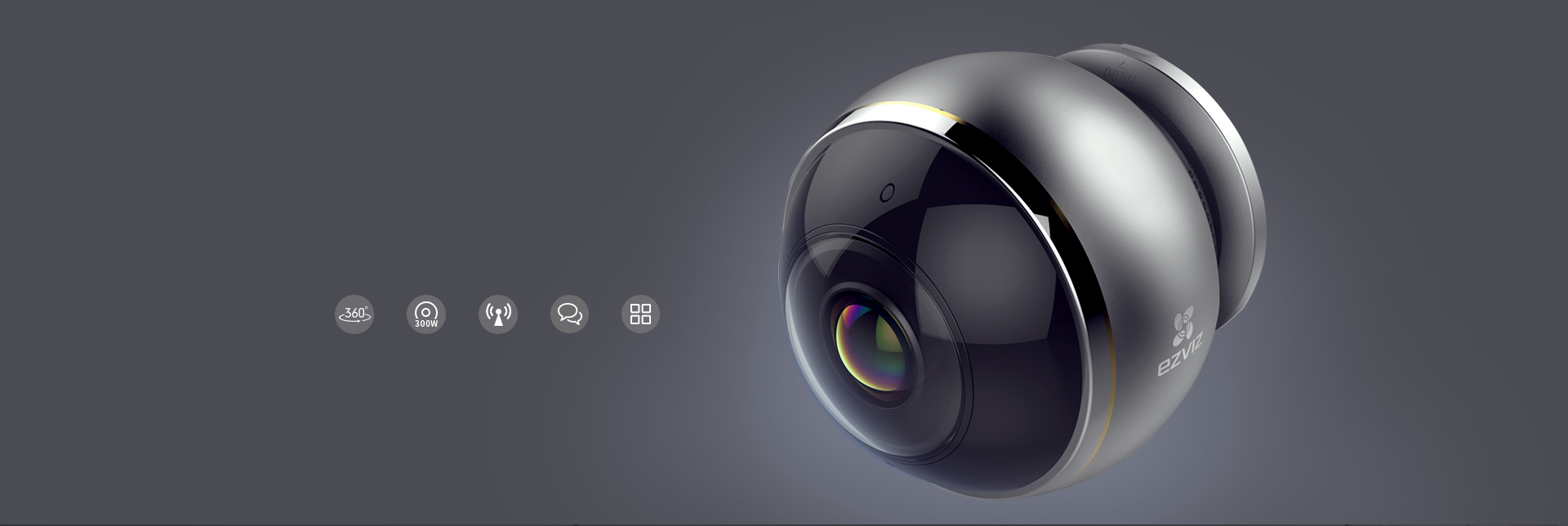 Mini Pano - Ezviz Camera in Dubai | Panoramic Wi-Fi Camera Dubai