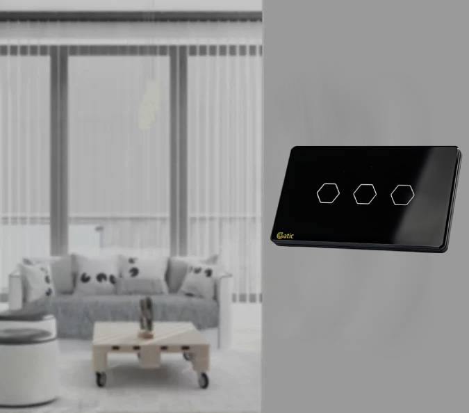 Các tính năng đặc biệt của Công Tắc Cảm Ứng Datic 3 Nút Màu Đen