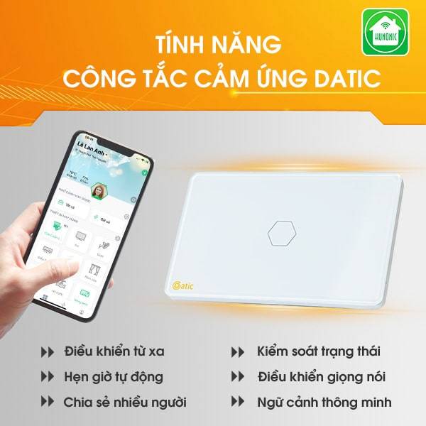 Ưu nhược điểm Công Tắc Cảm Ứng Datic 1 Nút Màu Trắng