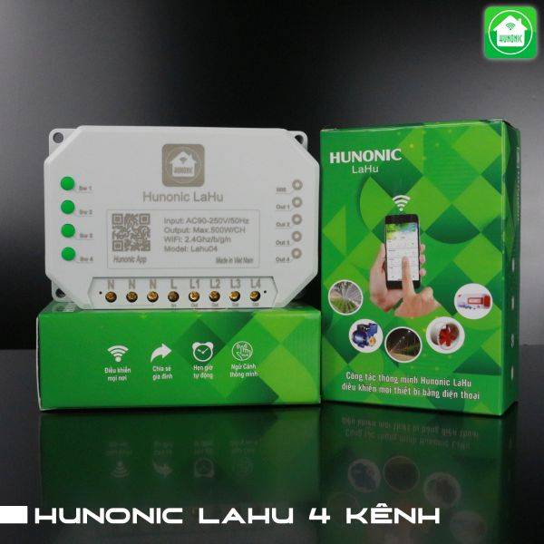 Ưu nhược điểm Công tắc Hunonic Lahu 4 kênh