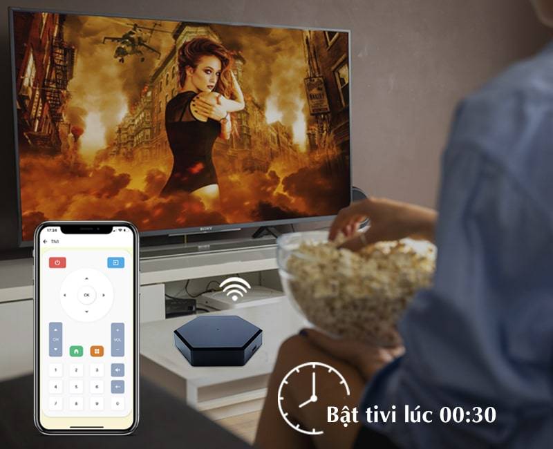 Bộ điều khiển Tivi, Điều Hoà qua điện thoại, Hunonic IR Smart