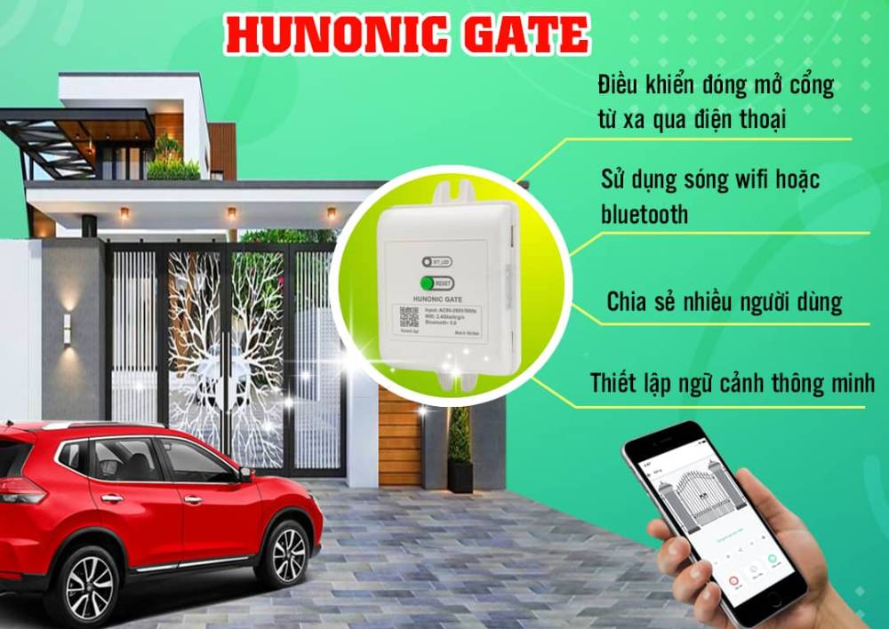 Bộ điều khiển cổng tự động HUNONIC GATE
