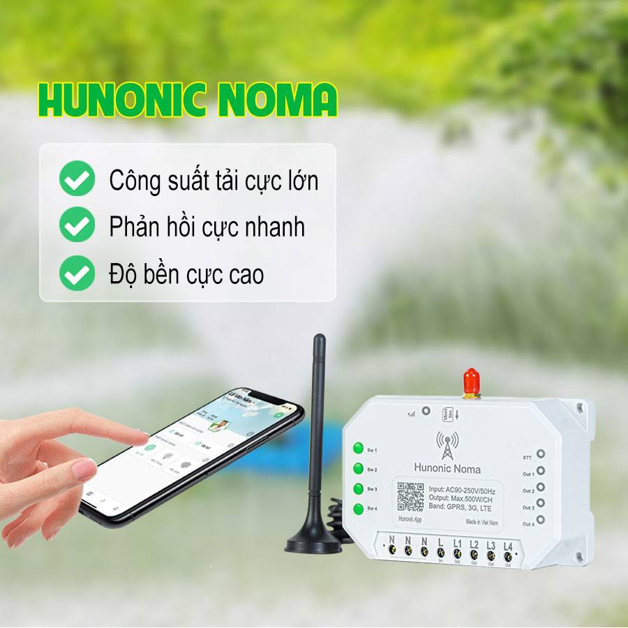 Công tắc Hunonic Noma 4CH