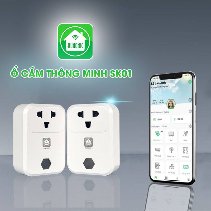 Ổ cắm thông minh Hunonic SK01