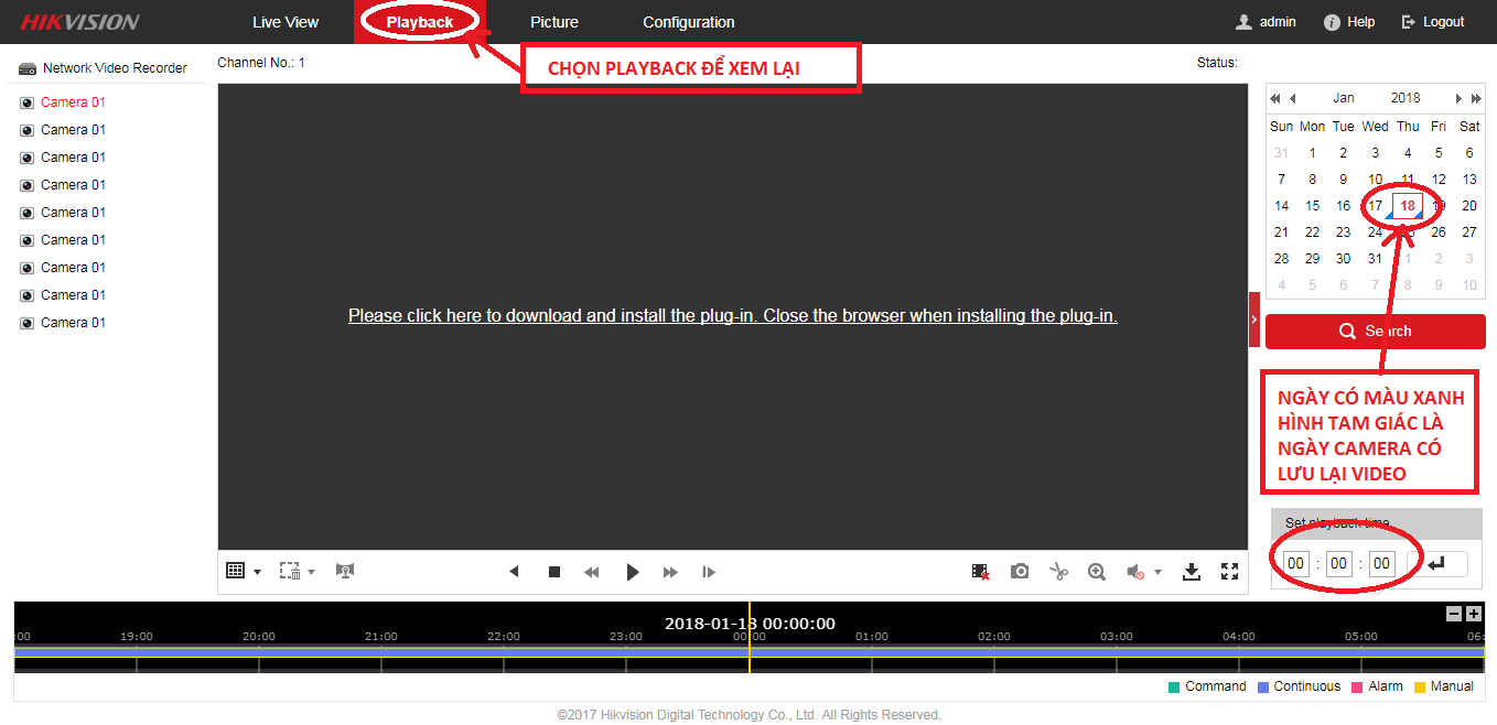 SỬ DỤNG MENU PLAYBACK
