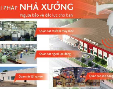 Giải pháp lắp đặt camera quan sát cho nhà xưởng - xí nghiệp