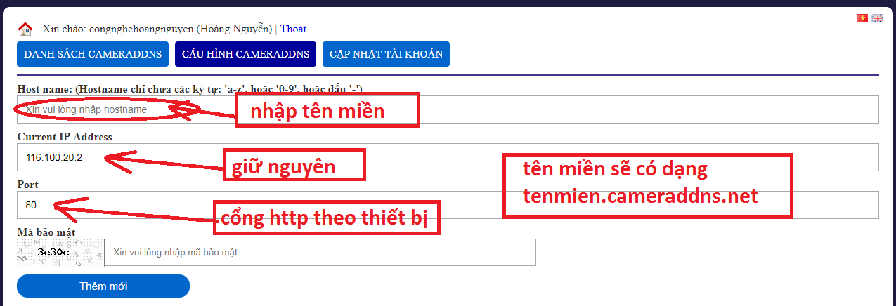 Đăng ký tên miền mới