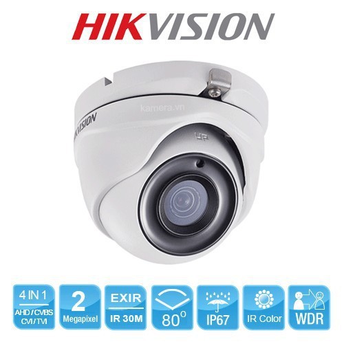 Camera Dome 4 In 1 Hikvision DS-2CE76D3T-ITM 2MP Hồng Ngoại Exir 3