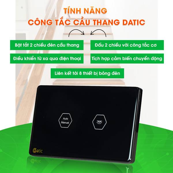Công Tắc Cầu Thang Wifi Datic