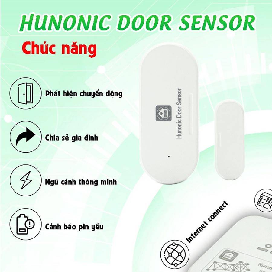 Bộ cảm biến cửa Hunonic Door Sensor có các đặc điểm sau